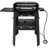 Lumin Stand with side table  Black