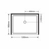 Luxury 2000 Frameless Shower - Alcove Left-Hand Fixed