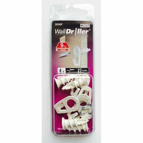 Picture Hook For Plasterboard 4 Pack