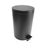 Pedal Bin 12 litre Round Black