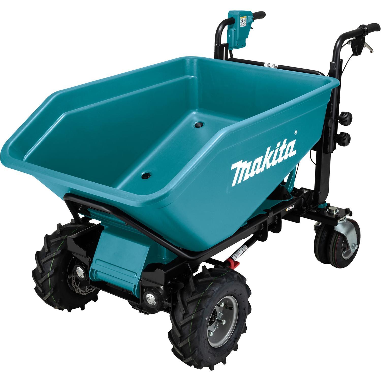 Wheelbarrow, Flat Bucket 18 Volt x 2