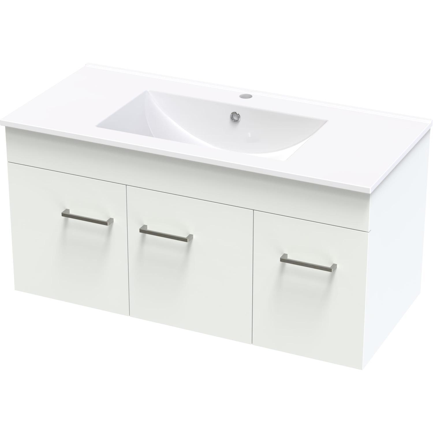 Classic Valley 1000 Wall White Melamine