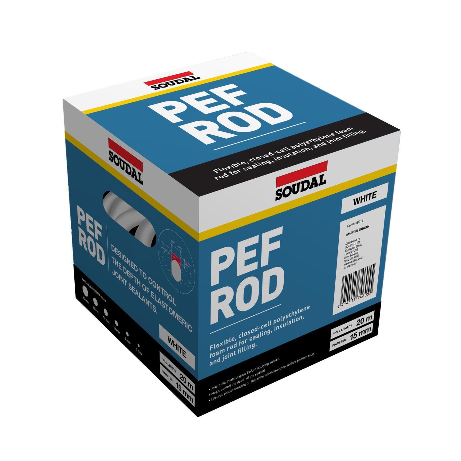 Soudal PEF Backing Rod 15mm x 20m Box