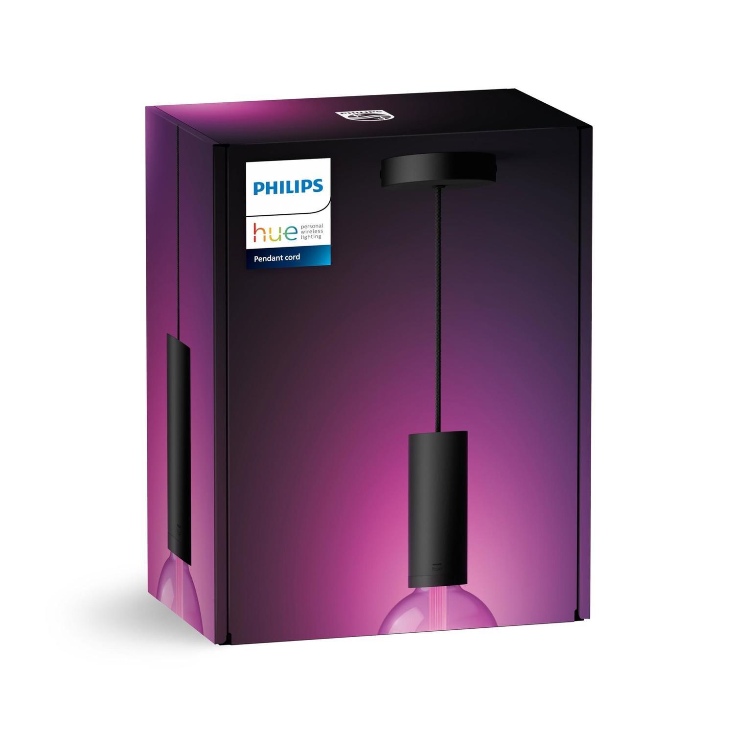 Philips Hue Black Cord Lg E27 Anz  Black