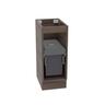 Floor Standing Vanity Bin Cabinet 300mm Charred Walnut