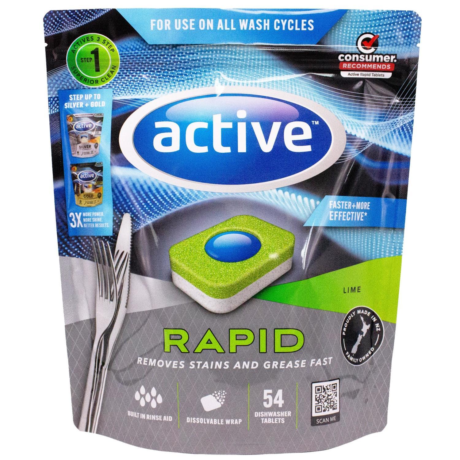 Active Rapid Tablets Lime 54 Pack