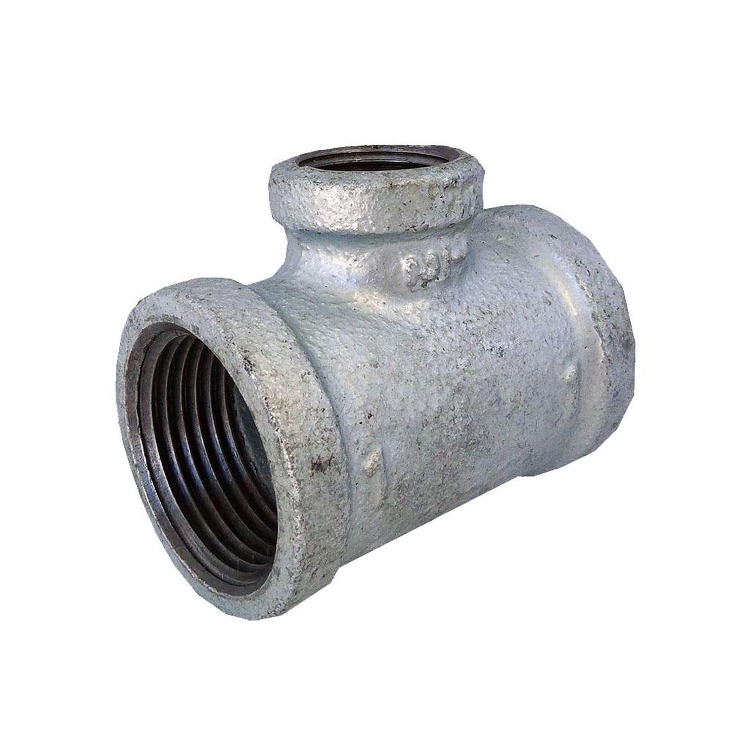 Galvanised Tee Reducing