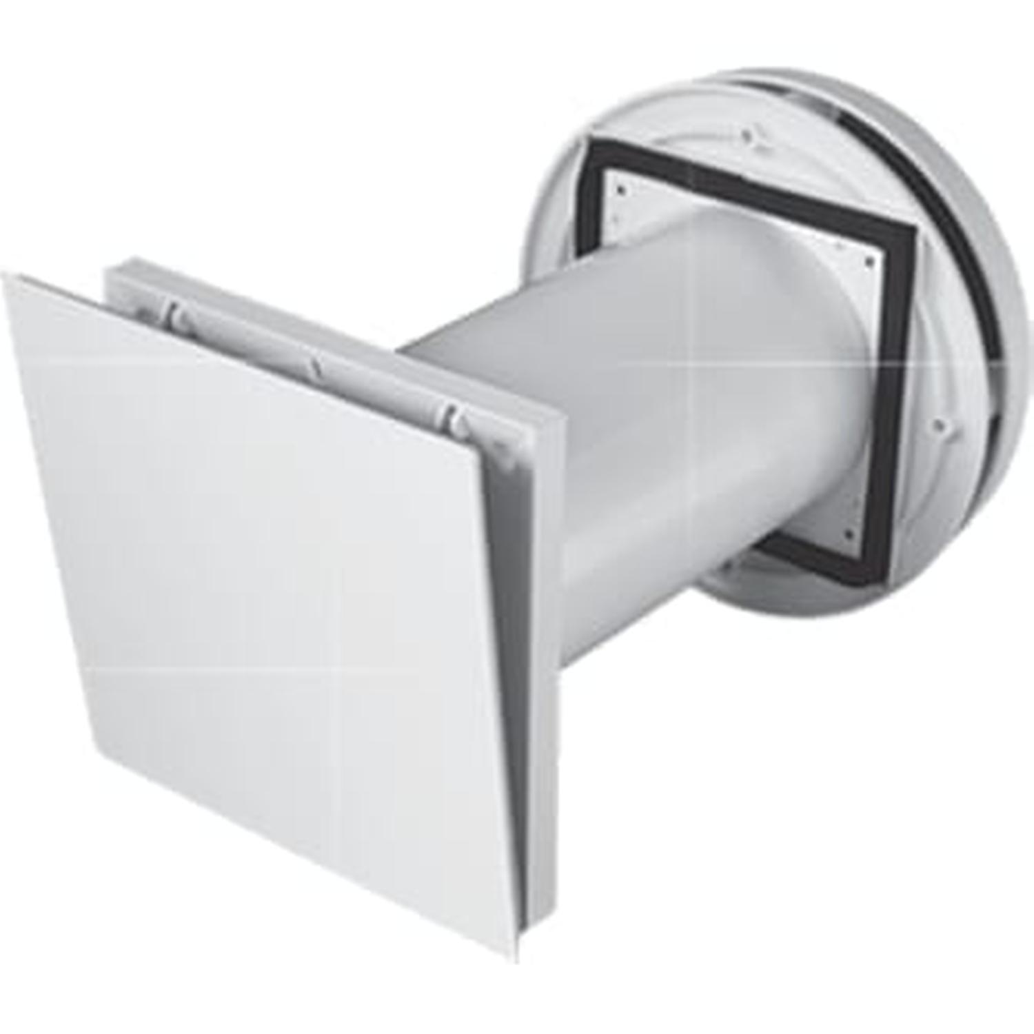 Passive Vent Through Wall Kit  White