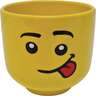 Blockman Face Indoor Ceramic Pot