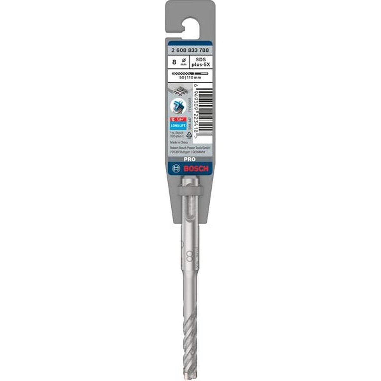 SDS Plus-5X Drill Bit 8 x 50 x 110mm