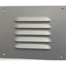 Aluminium Vent H:100mm, W:125mm, D:0.7mm Anodized Silver
