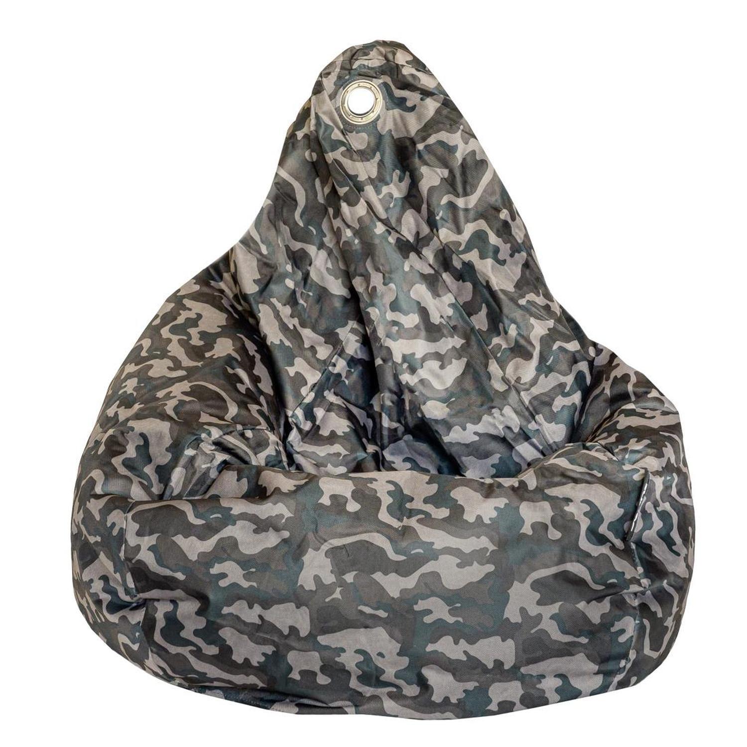 Big Bean Bean Bag Camo Grey