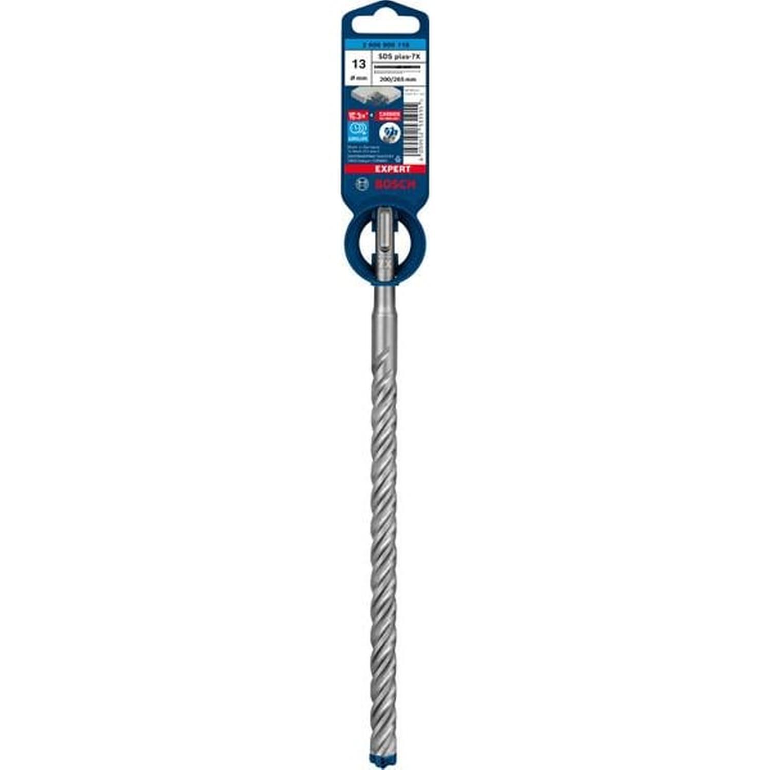 SDS Plus-7x Hammer Drill Bit 13 x 200 x 265mm