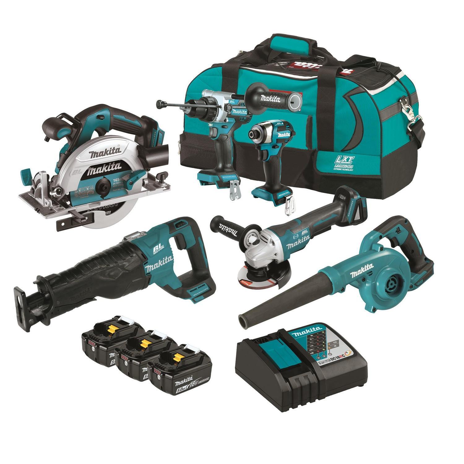 18V LXT 6PC 3x 5. Ah Combo Kit  18 Volt