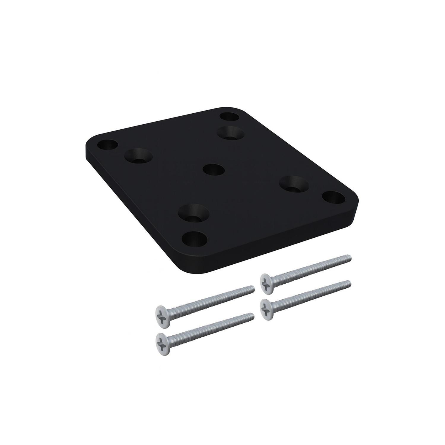 Xpress Fence Post Base Plate For 65 x 65mm Posts  Satin Black