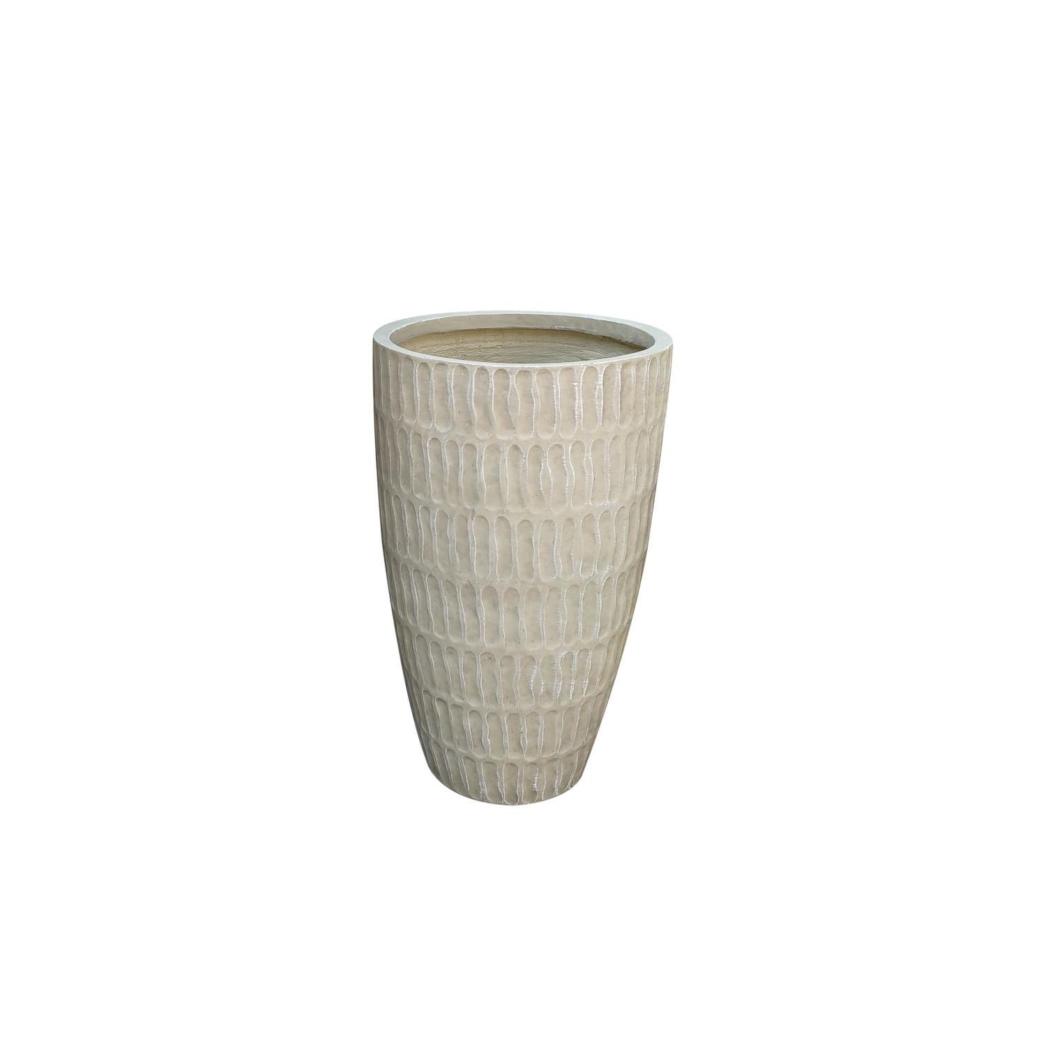 Tulum Lightweight GRC Tall Pot Medium Lime D45 x H76cm