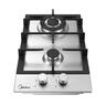 30cm Gas Hob Two Burners Stainless Steel