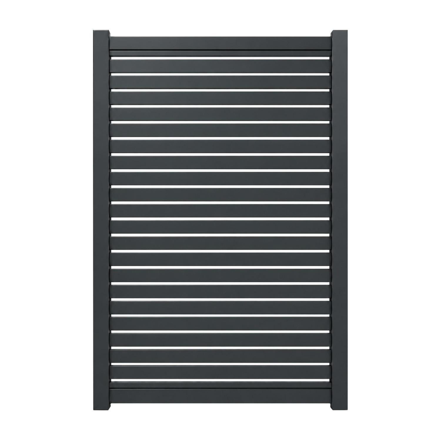 Valla Series 65mm Slat Gate H:1800mm x W:1200mm Grey