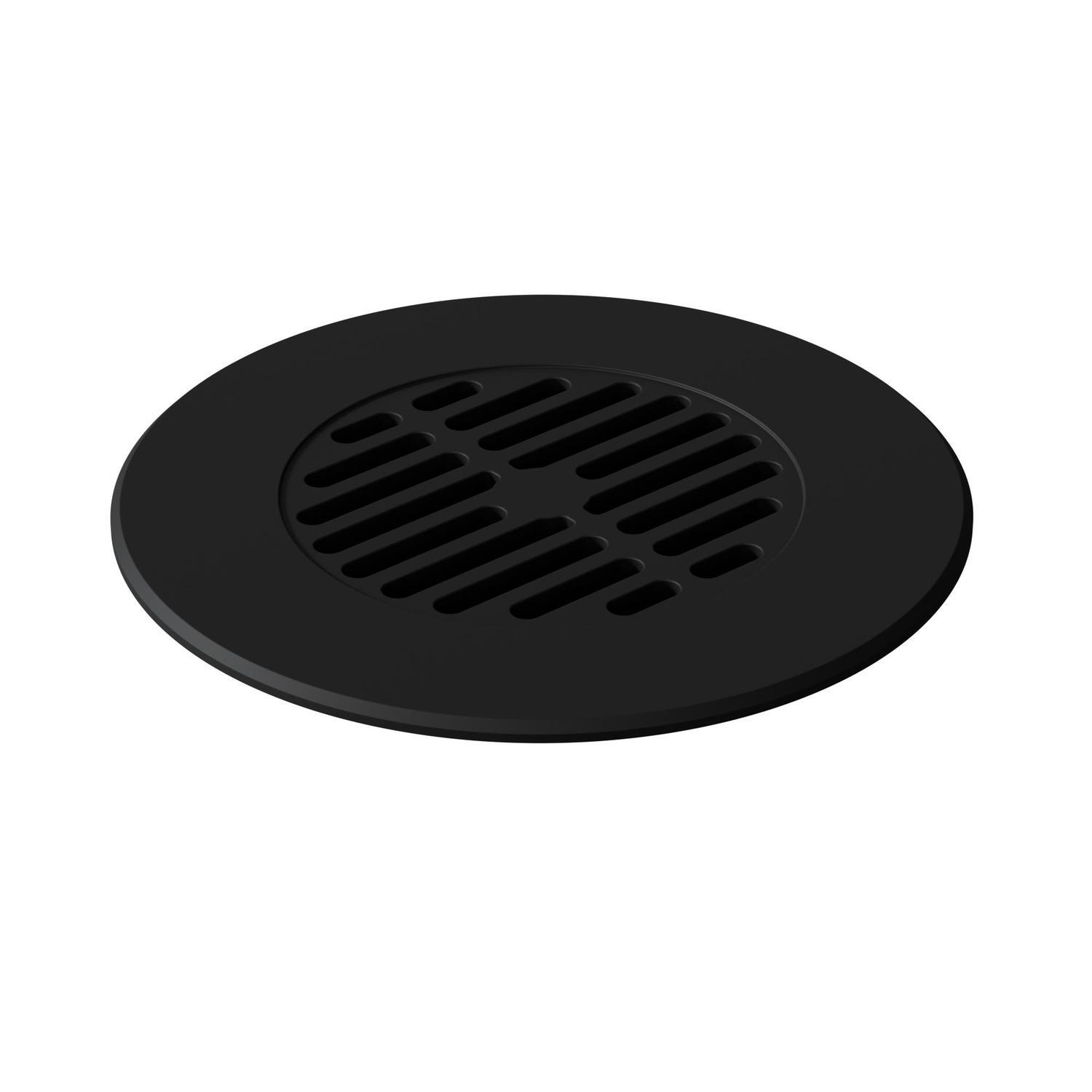 Shower Waste Replacement Cap 90mm Black
