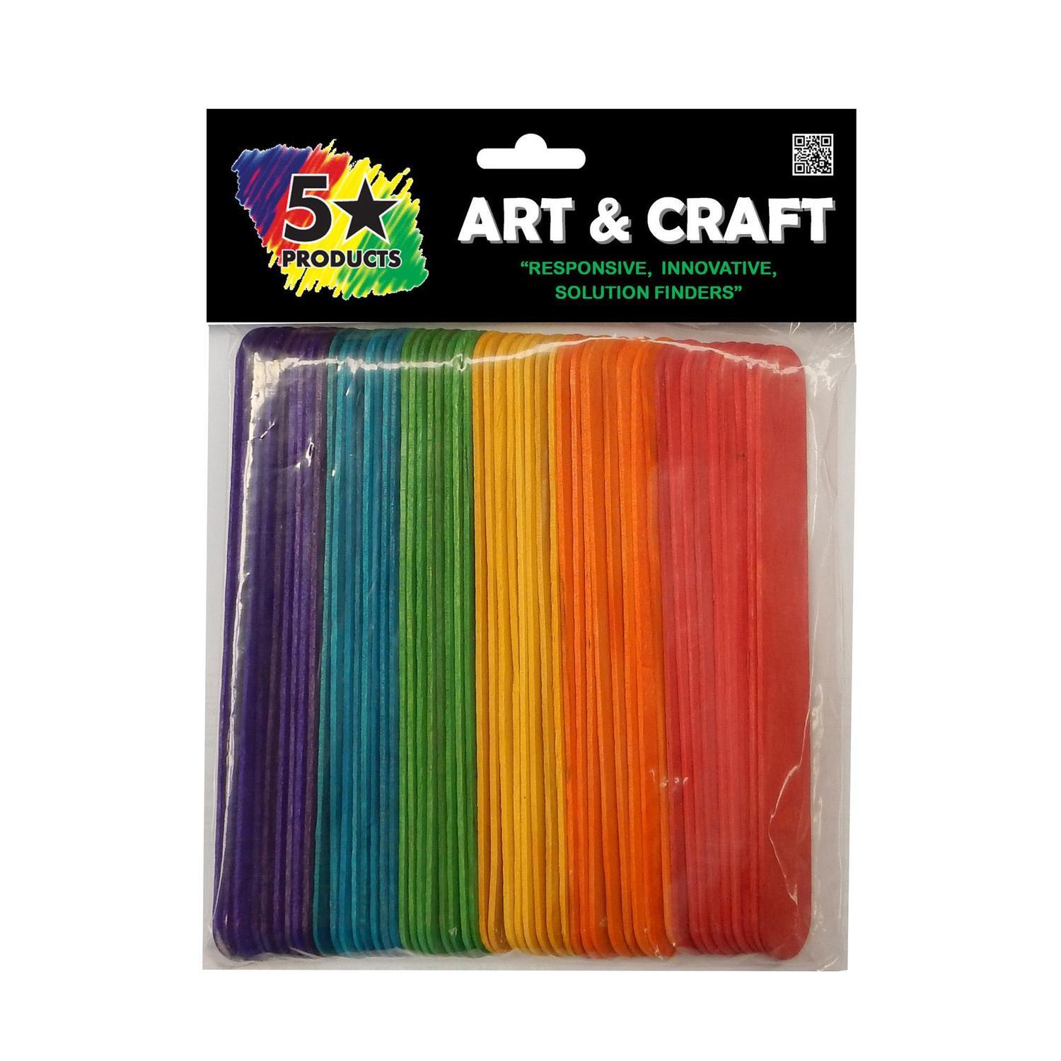 Jumbo Sticks Coloured 50 pcs