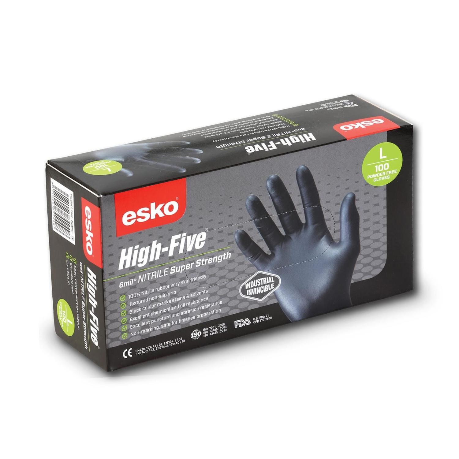 Heavy Duty Nitrile Disposable Gloves L