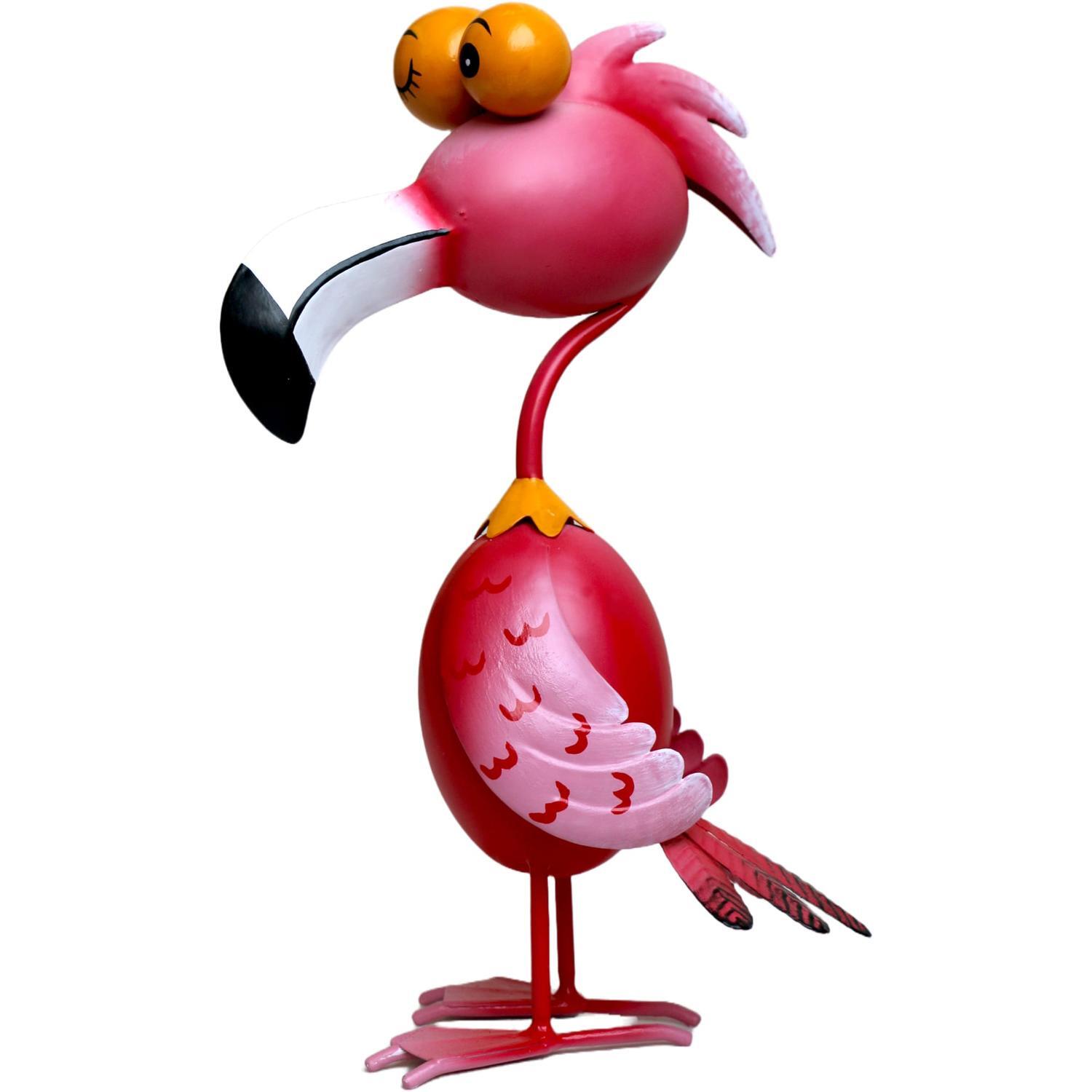 Frances the Flamingo Metal Garden D cor