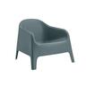 Café and Sun Outdoor Relaxing Resin Tub Chair Stone Blue