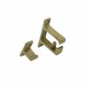 Locking Set for Casement Stay 44mm Brass
