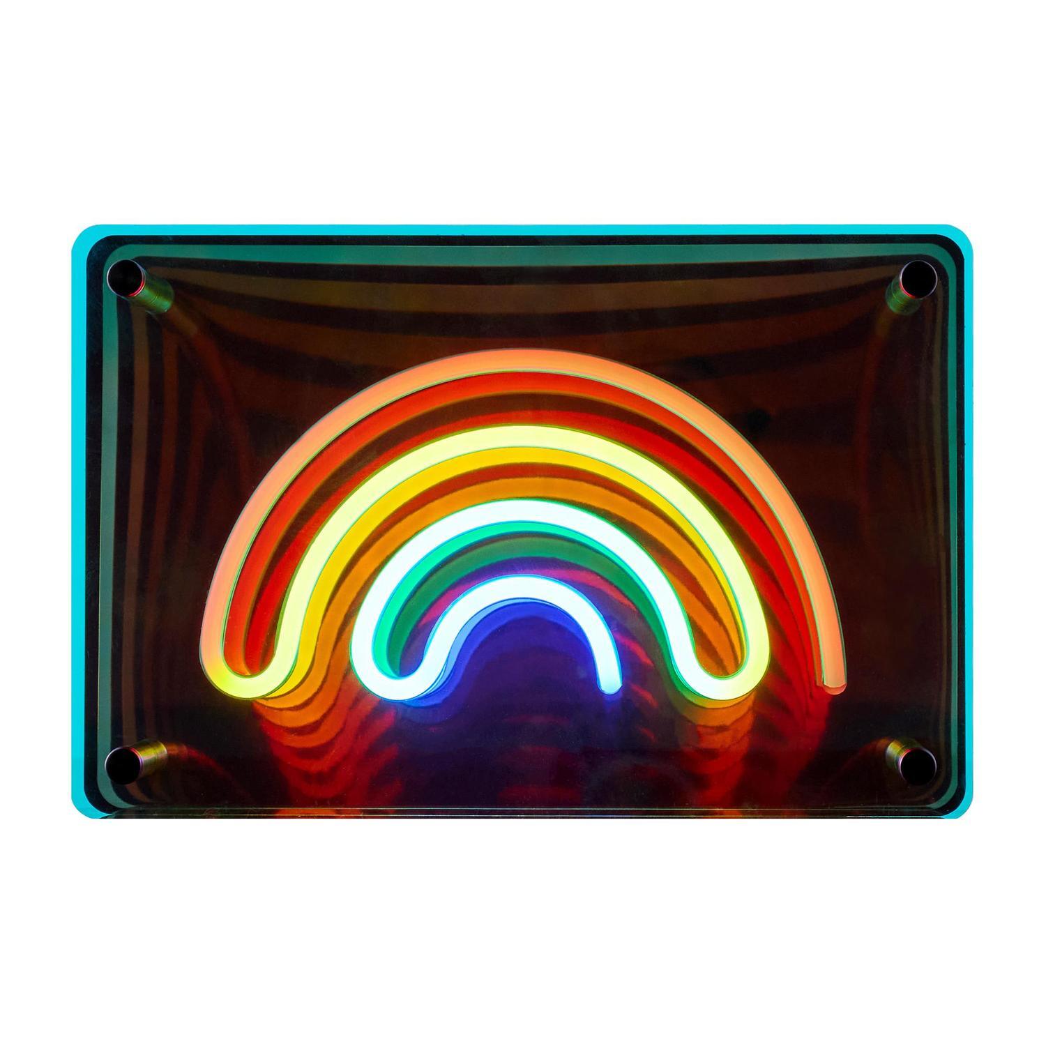 Neon Infinity Mirror Rainbow