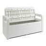 Garden Furniture Bench White 263L