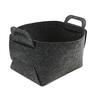 Felt Basket 23.5x25x36cm Grey