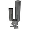 Opti Kit for Angle Ceilings 1450 x 435 x 435 mm Polished Stainless Steel