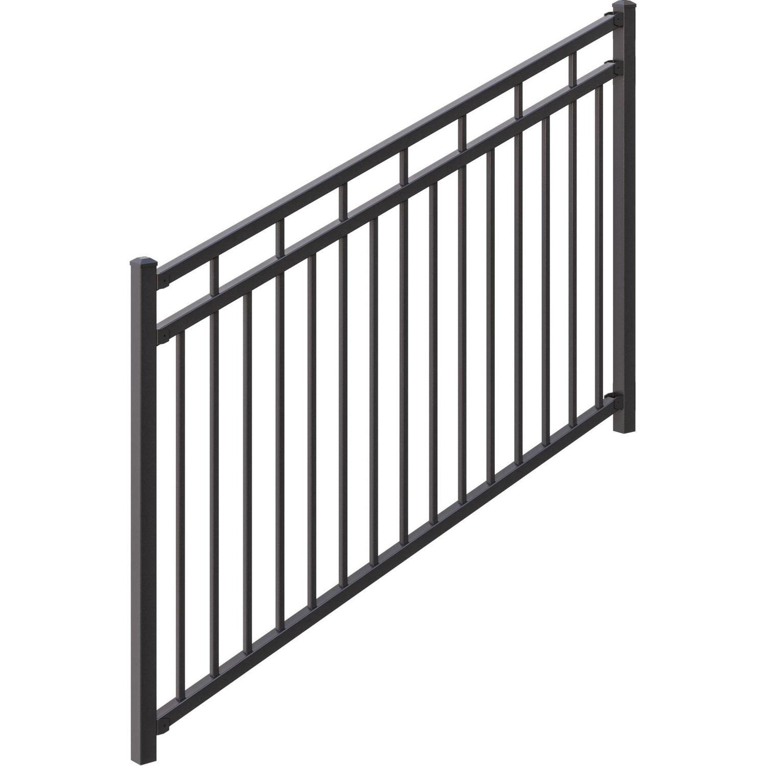 Mansion Raking Panel H: 1800mm, W: 2400mm Black