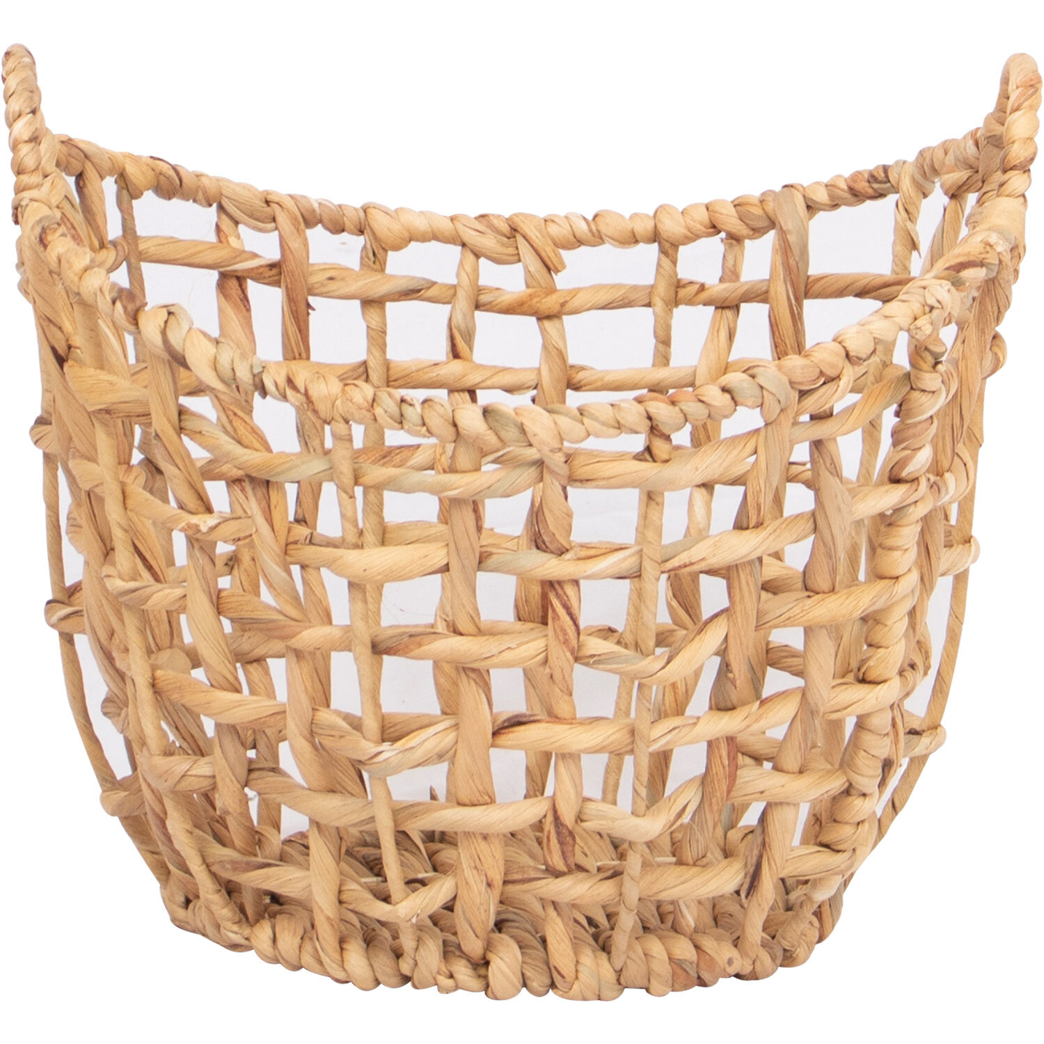 Woven Storage Basket H: 260mm, W: 350mm, D: 320mm Natural