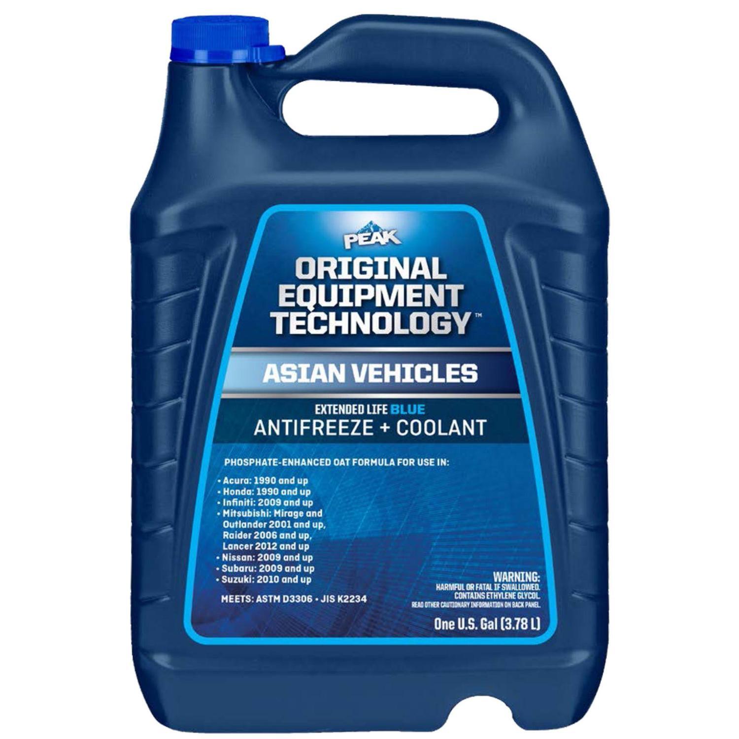 2 Gallons Blue Engine Coolant Antifreeze - Aisin ACB-003 For Acura CL Honda Nissan Subaru