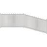 Belle Aluminium Fence Panel  H:1500mm W:2430mm Frost