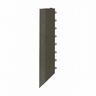 WPC Tile Ramp - Right Corner L:370mm, W:73mm, H:22mm Graphite