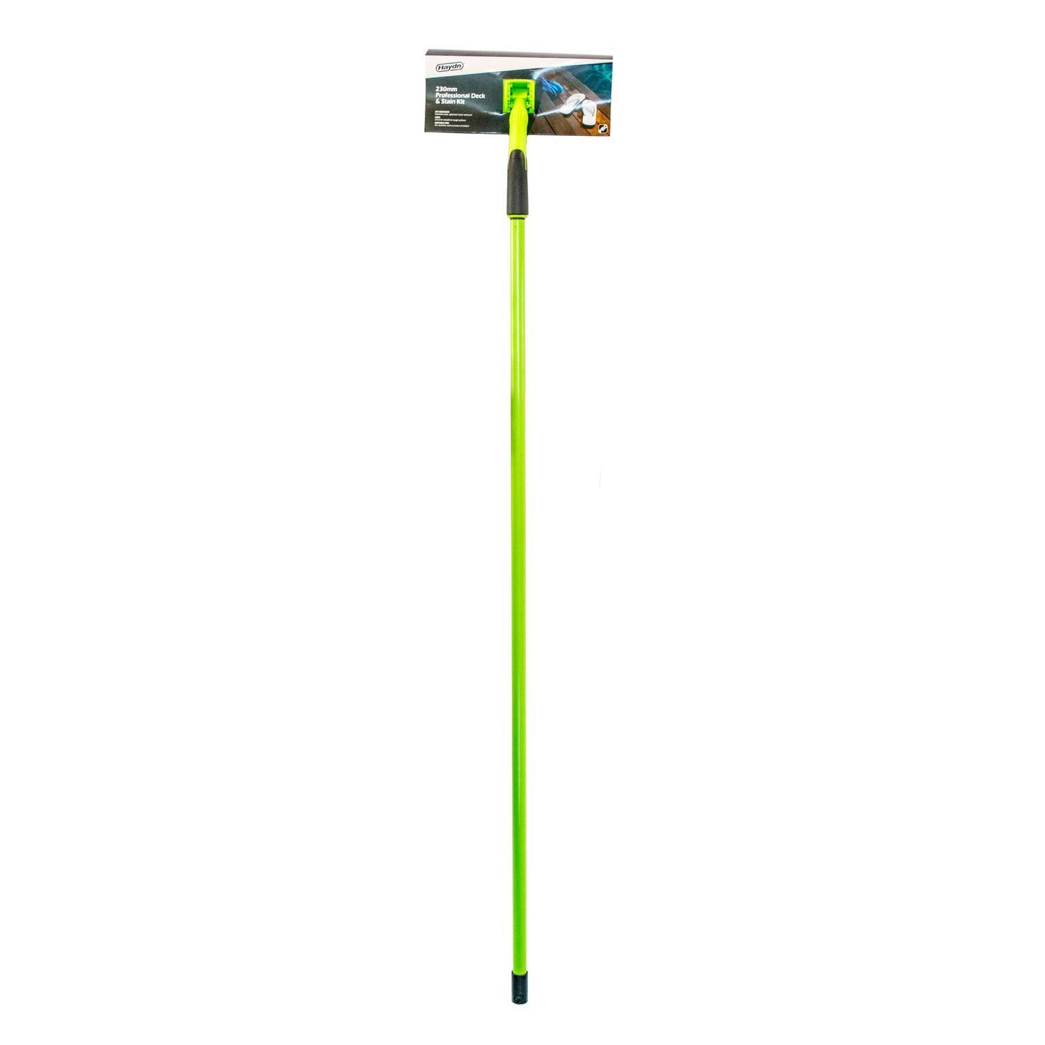 Deck & Stain Wool Pad with Pole 230mm White