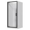 Alcove Flat Wall Acrylic Shower 900 x 900 x 2015mm Black