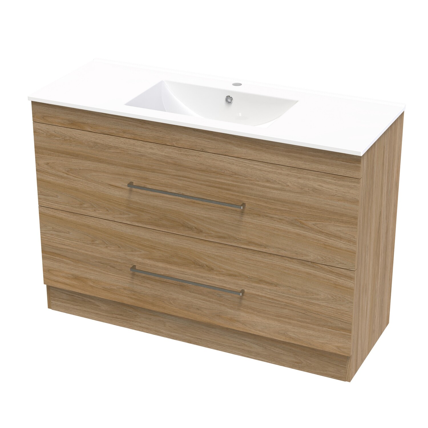 Cashmere Double Drawer Floorstanding Vanity