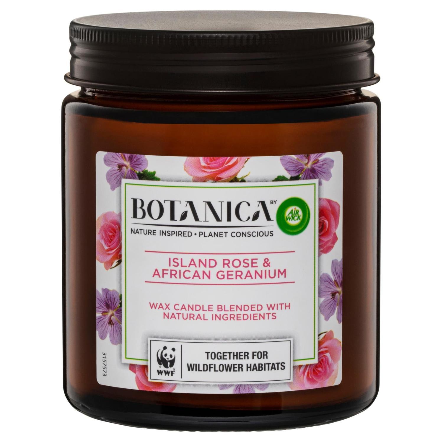 Candle Island Rose & African Geranium 205g