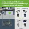 Four Button Visor Remote Control Garage Door Opener  Grey