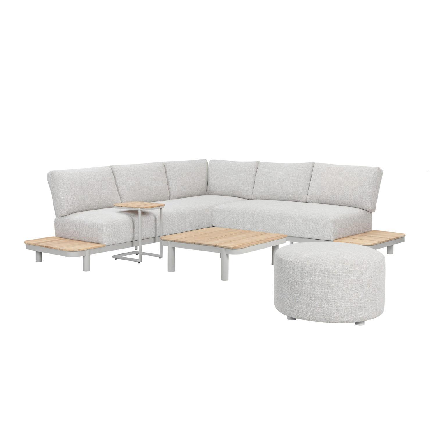 Outdoor Corner Lounge Setting 4 Piece