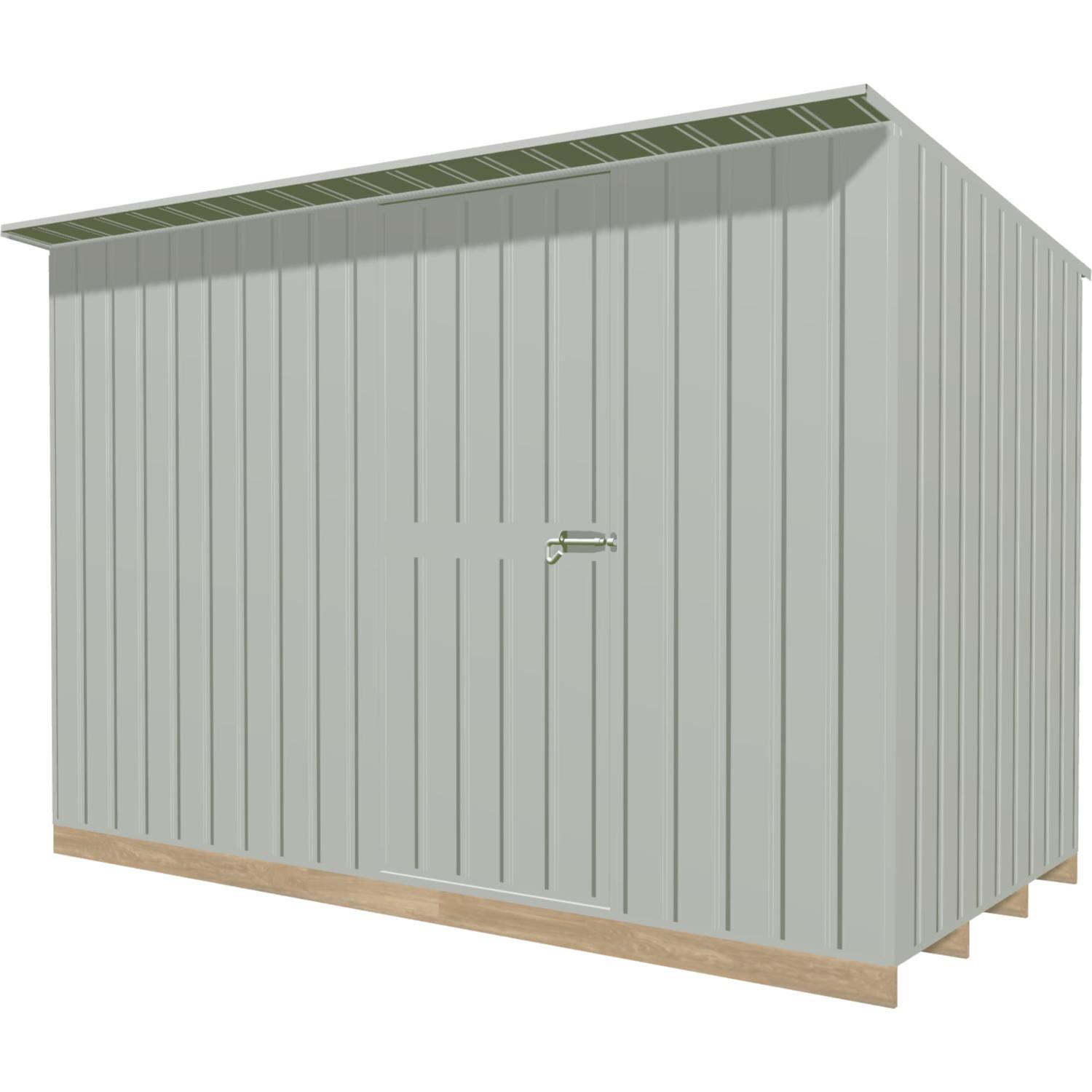 Shed H:1830mm, W:3030mm, D:1530mm Alu-Zinc