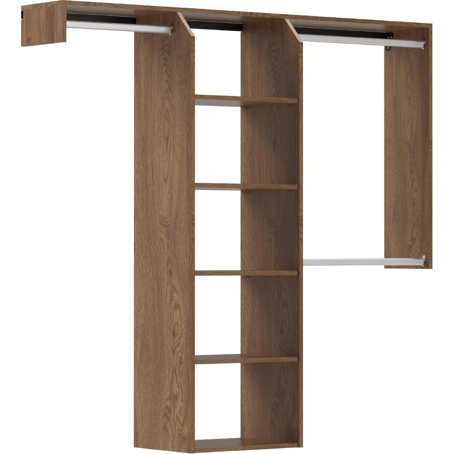 Customisable Wardrobe (Medium) 1600-1800 mm Southern Oak