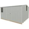 Shed H:1830mm, W:3770mm, D:3030mm Alu-Zinc