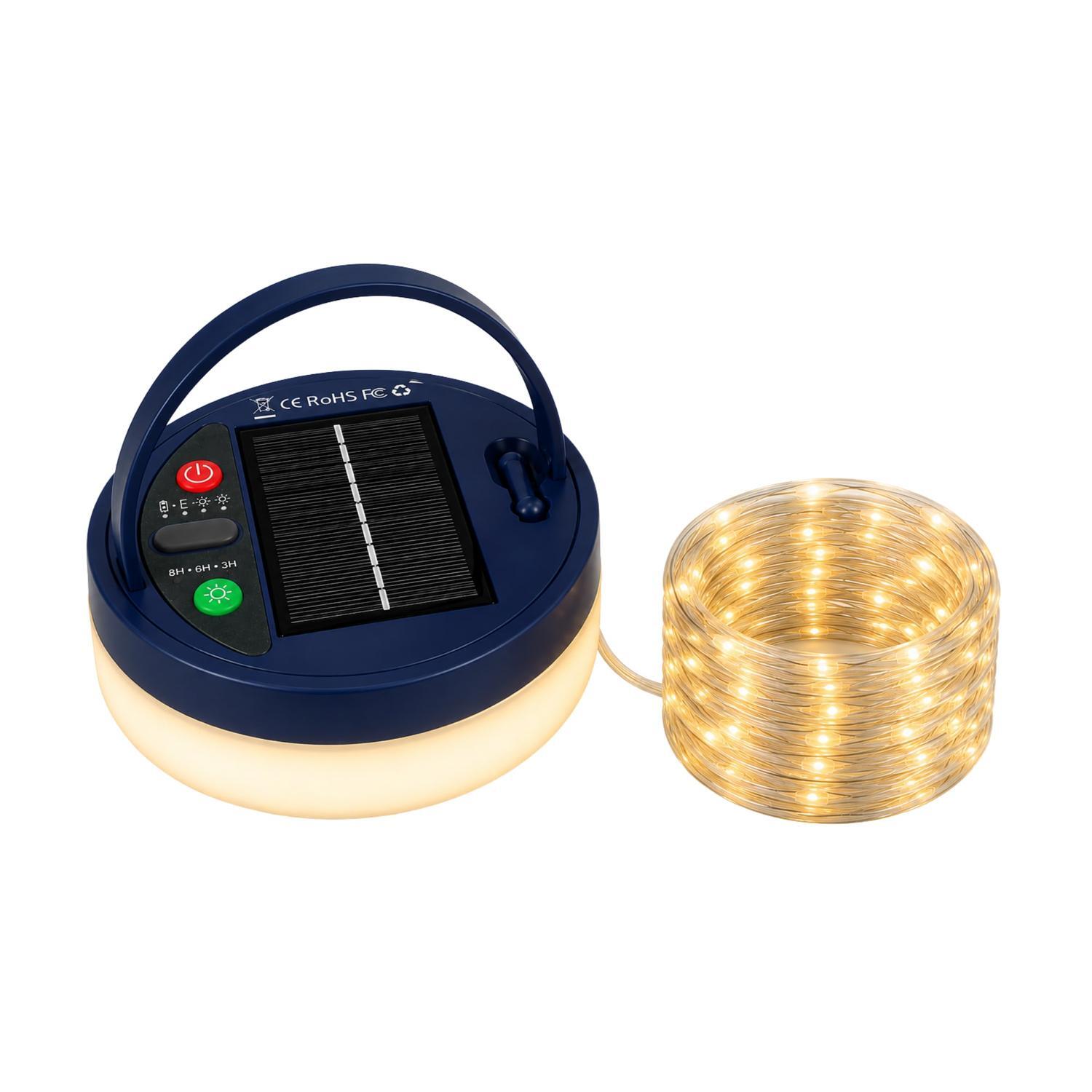 Solar Retractable String lights & Lamp