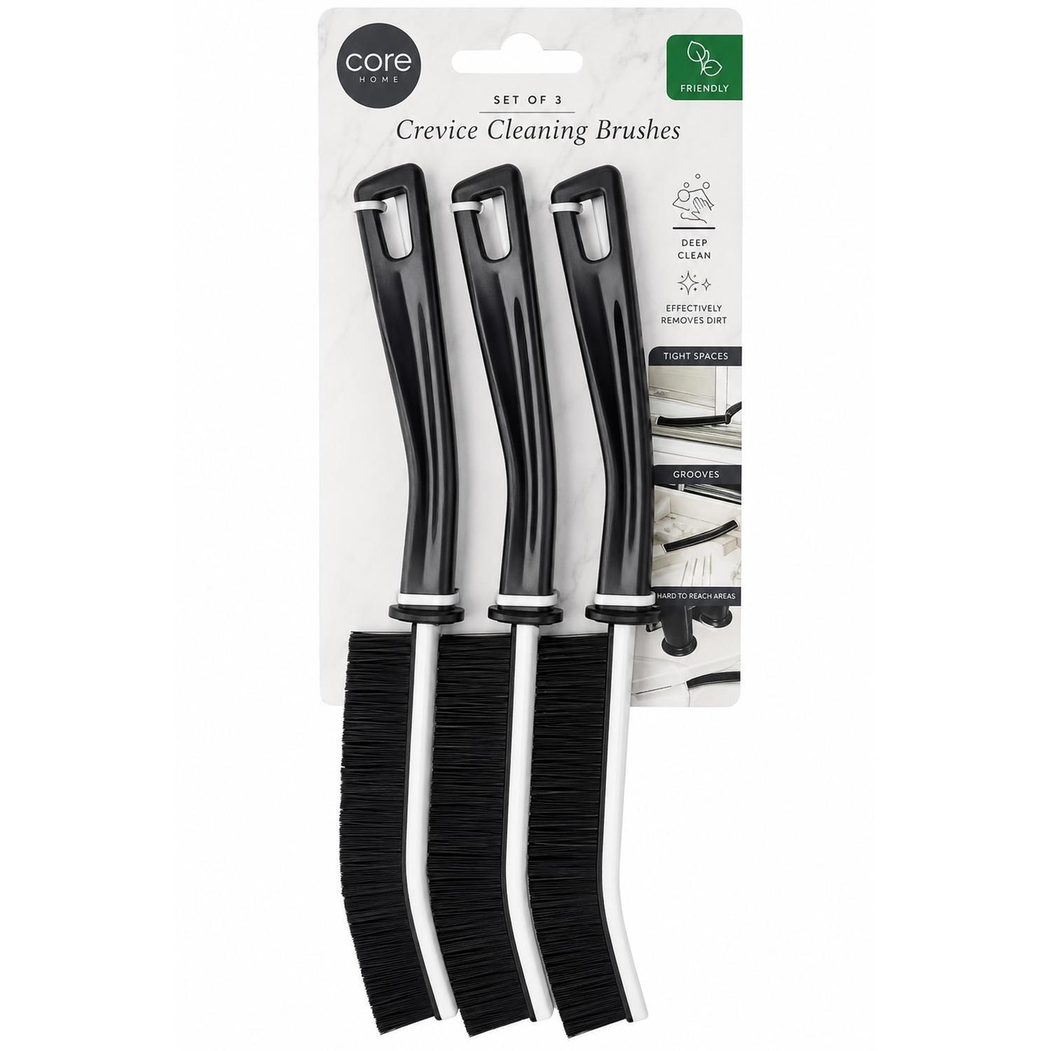 Crevice Cleaning Brush 3 pack Onyx