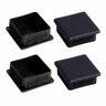 Plastic Post Caps, Pack of 4 W:50x50mm Black
