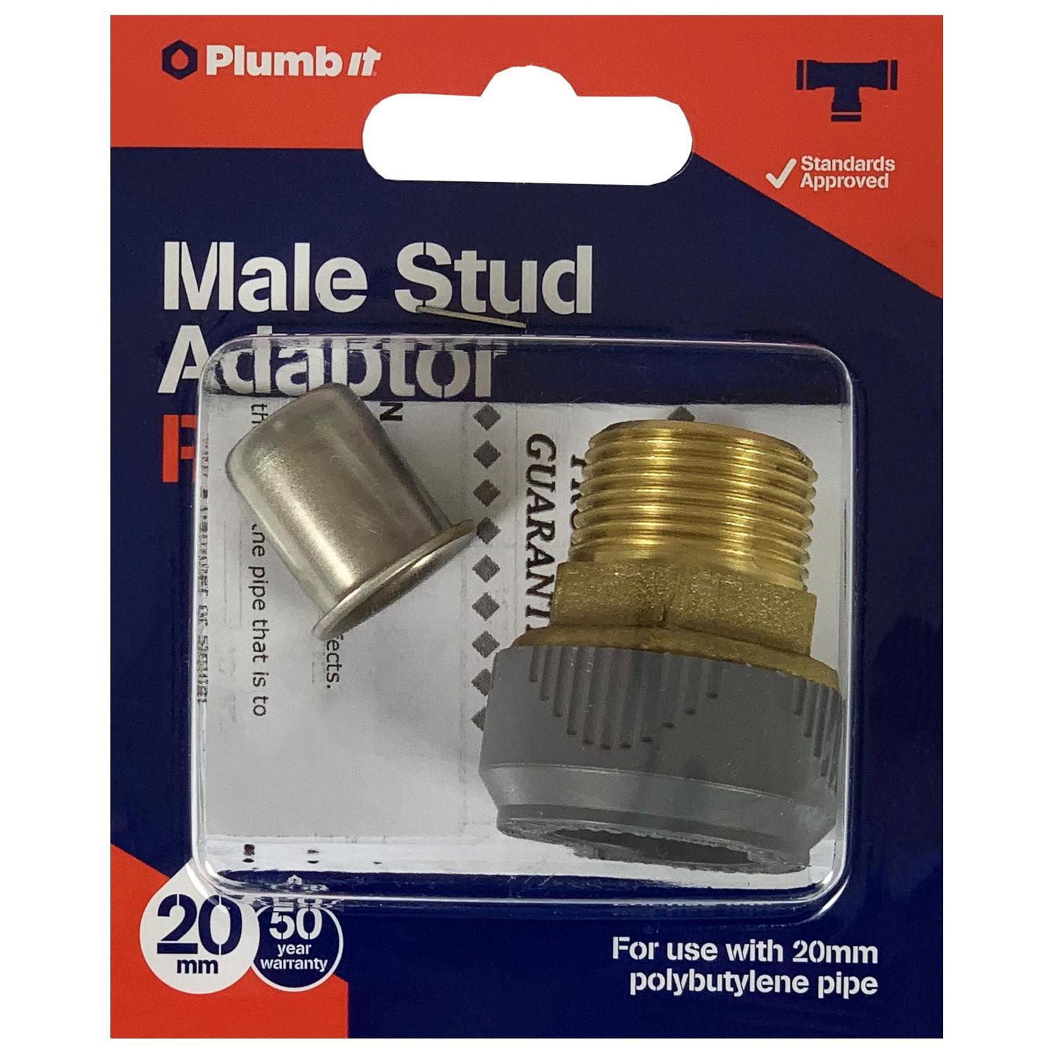 Push-Fit Adaptor Stud Male